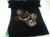 Blusa feminina preta tam M