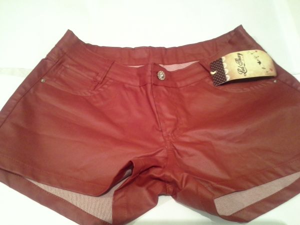 short  vermelho verão